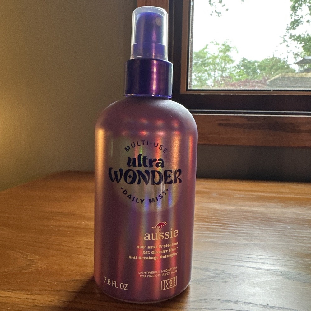 Aussie Ultra Wonder Daily Mist Lightweight Multi-Use Detangler, 7.6 fl oz